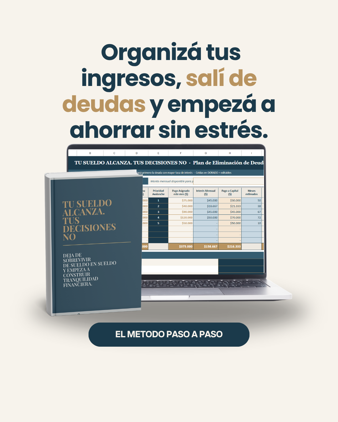 El método finanzas simples: construí tranquilidad financiera